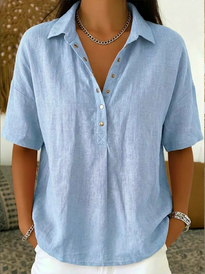 Hélène™ | Blouse Élégante à la Coupe Flatteuse