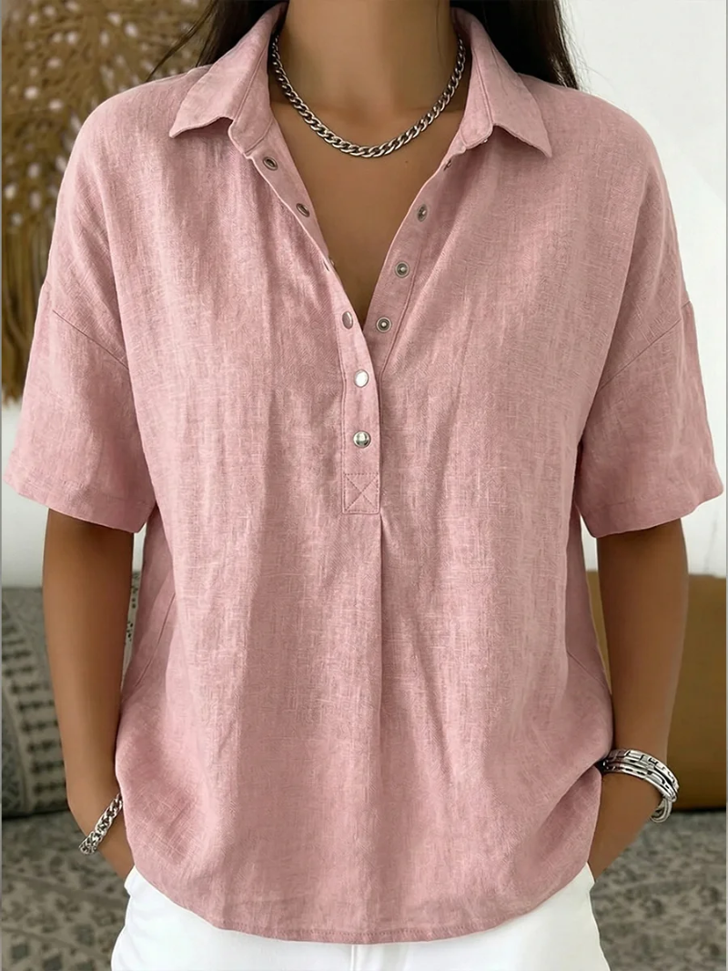 Hélène™ | Blouse Élégante à la Coupe Flatteuse