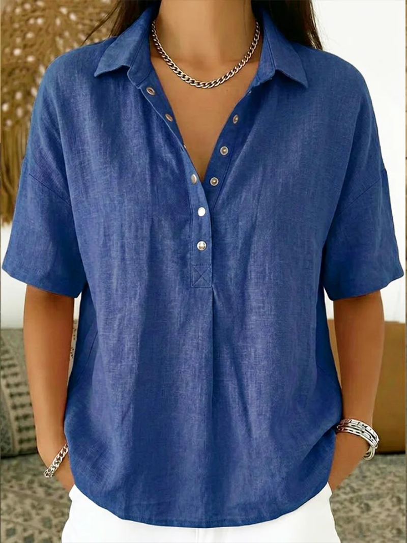 Hélène™ | Blouse Élégante à la Coupe Flatteuse