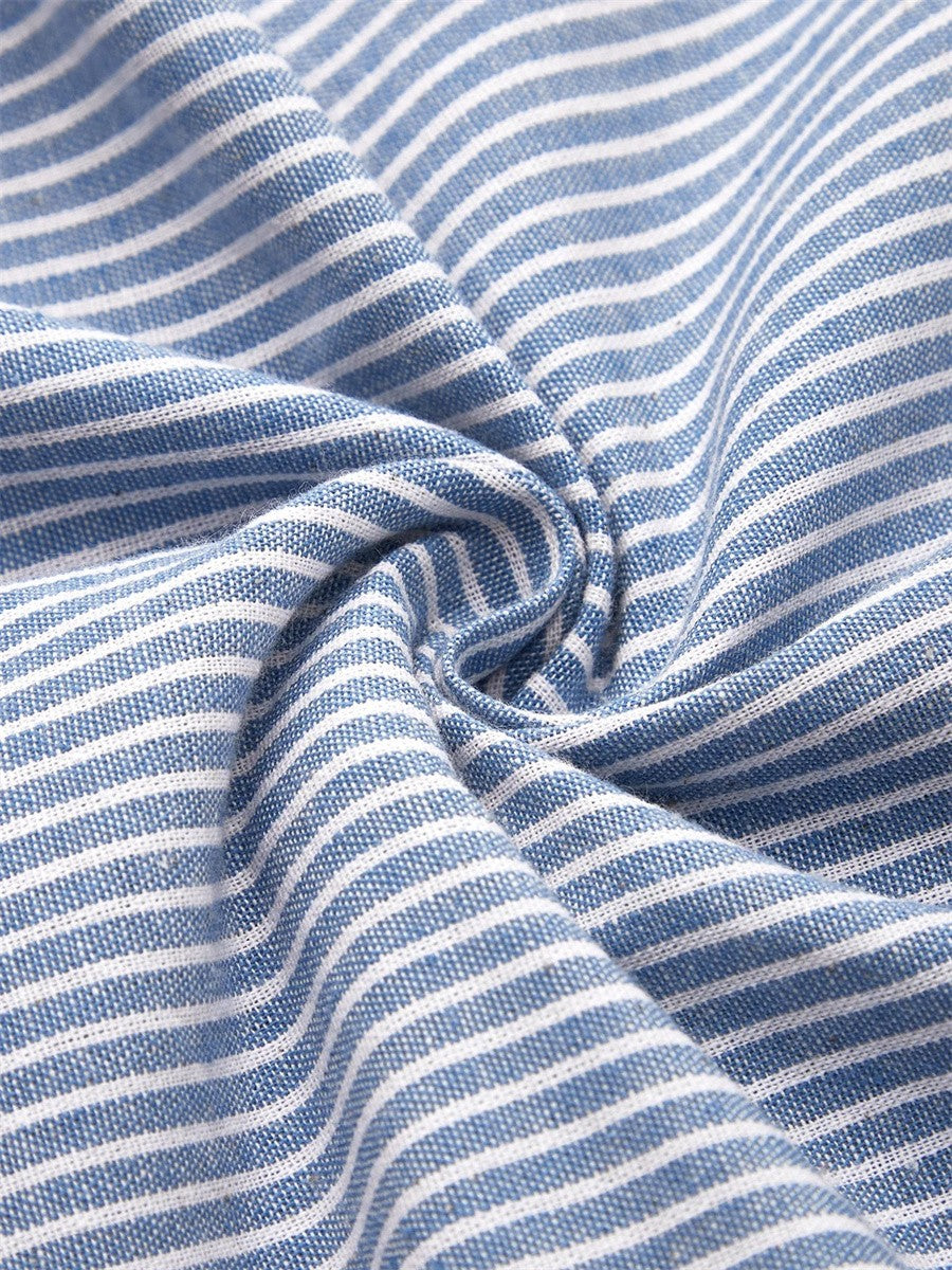 Ashley™ | Robe Midi Rayée à la Coupe Flatteuse
