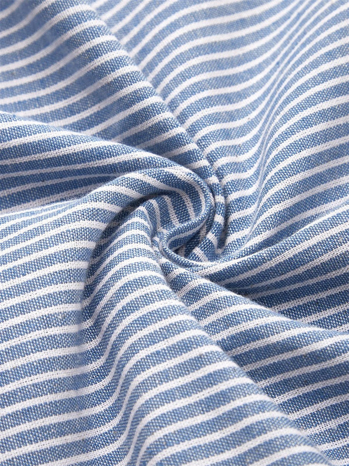 Ashley™ | Robe Midi Rayée à la Coupe Flatteuse
