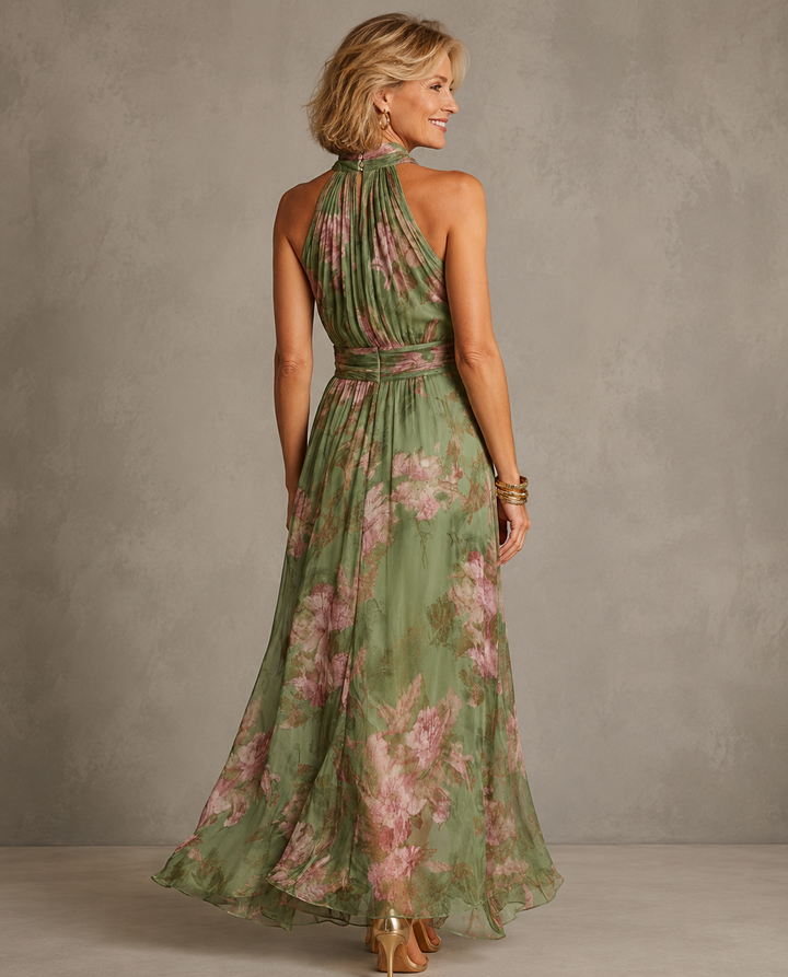 Floriane™ | Robe Longue Fleurie à la Coupe Flatteuse