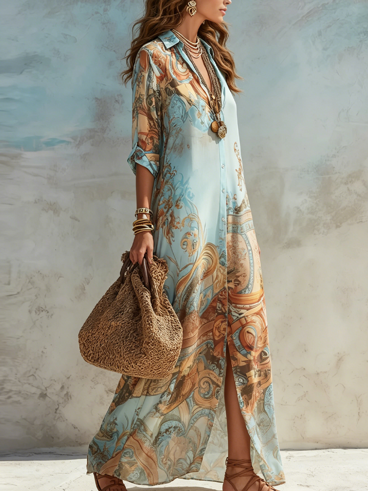 Elizabeth | Robe chemise fluide et élégante