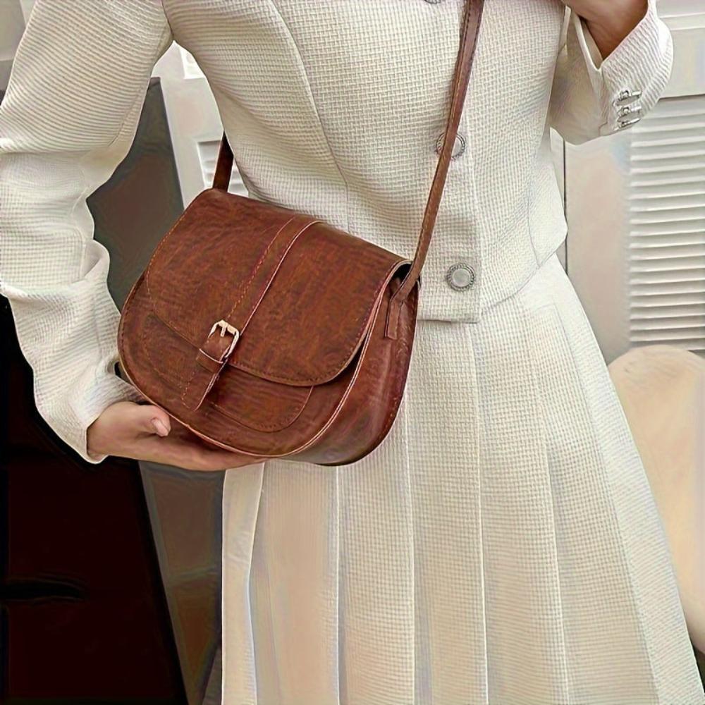 Evelyn Sac à bandoulière de style selle