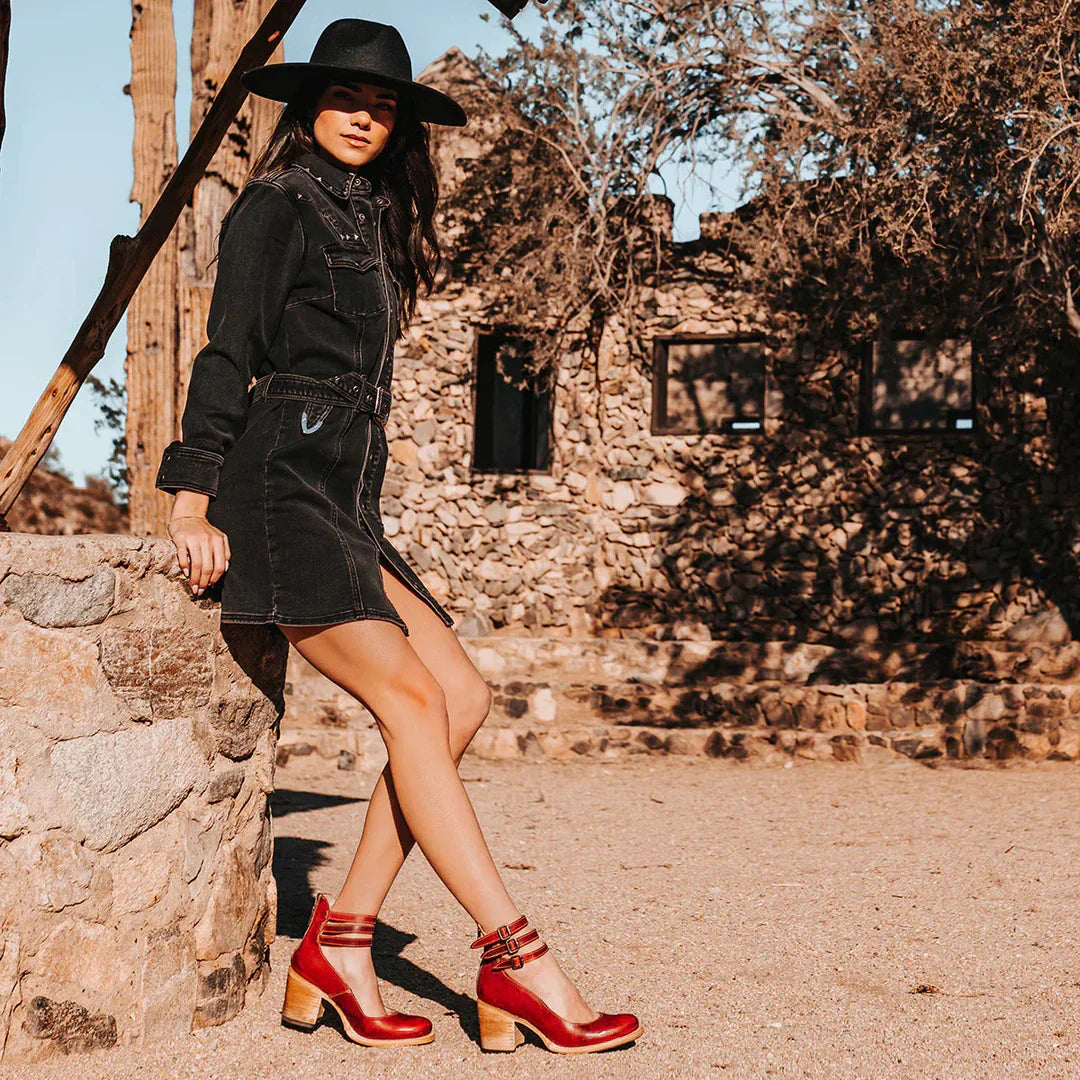 Megan™ - Bottines en Cuir
